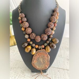 Bohemian Multi-Color Beaded Necklace